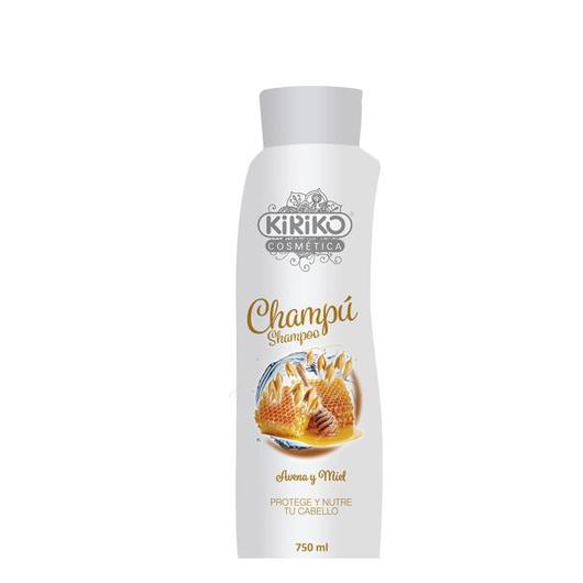 CHAMPU KIRIKO 750 ML AVENA Y MIEL  221402