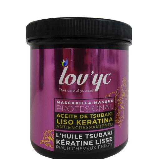 MASCARILLA LOVYC 700 ML LISO KERATINA ANTIENCRESP. ACEITE TSUBAK