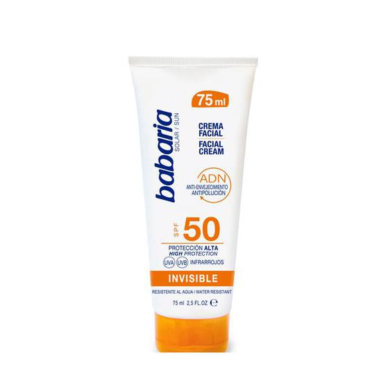 31960 CREMA FACIAL F50 SOLAR INVISIBLE 75ML BABARIA