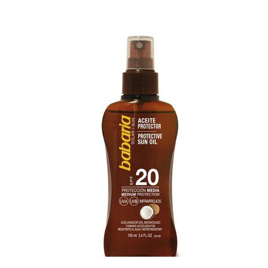 31809 BABARIA ACEITE SOLAR F20 COCO 100 ML