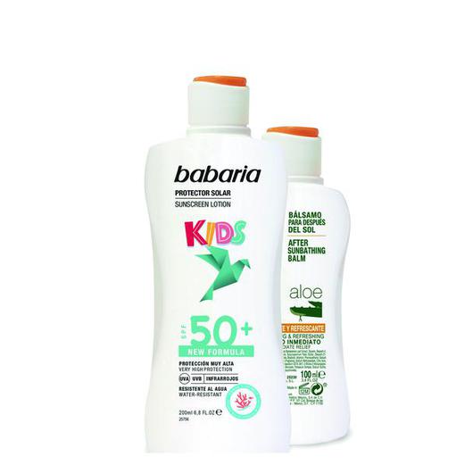 98074 BABARIA LECHE SOLAR INF F50+ 200ML  + AFTERSUN