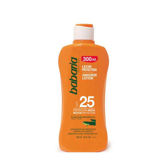 31823 BABARIA LECHE SOLAR F25 ALOE 300 ML