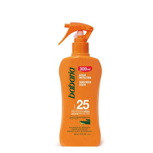 31833 BABARIA ACQUA SOLAR F25 PISTOLA ALOE 300ML