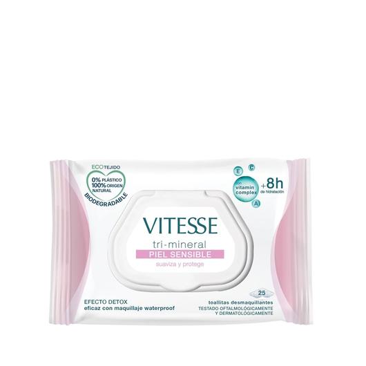 TOALLITA DESMAQUILLANTE 25U VITESSE PIEL SENSIBLE