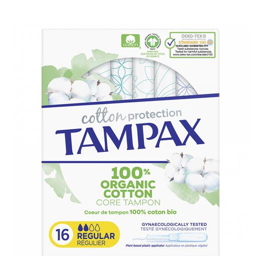 TAMPAX COTTON PROTECTION 16UDS. REGULAR 