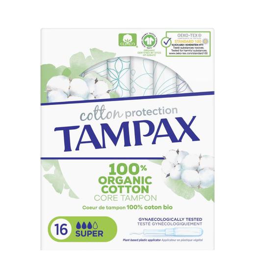 TAMPAX COTTON PROTECTION 16UDS. SUPER