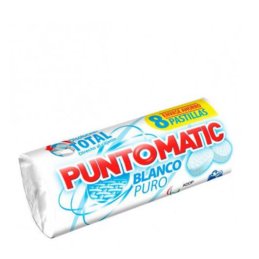 PUNTO MATIC 8 PASTILLAS BLANCO PURO 