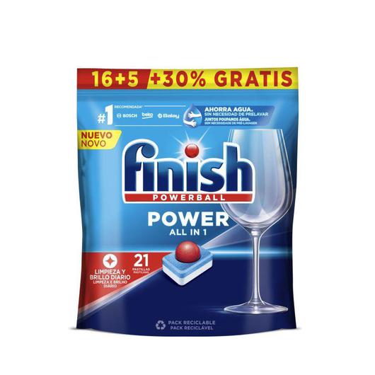 CALGONIT FINISH PASTILLAS 17+5  ALL IN 1 POWER