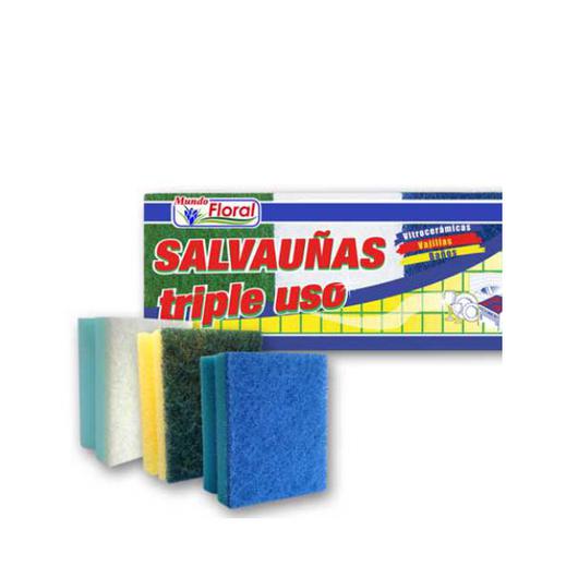 ESTROPAJO SALVAUÑAS TRIPLE USO K40008