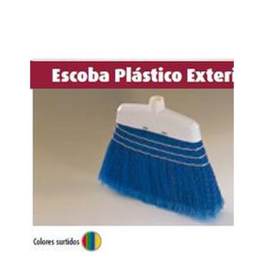 ESCOBA PLASTICO CON CORDONES 02469