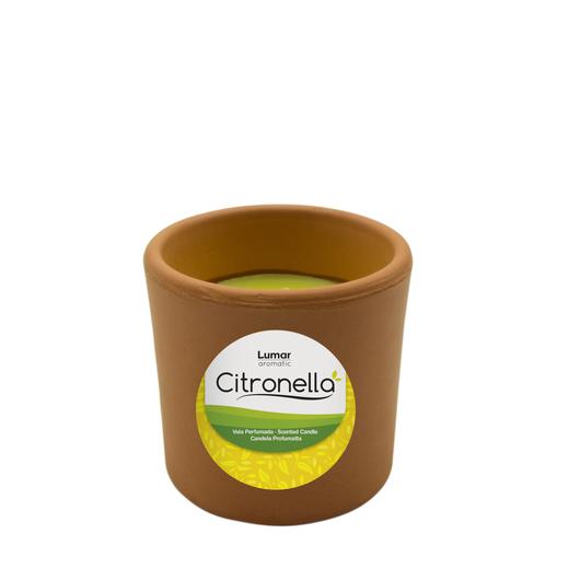 VELA MACETA TERRACOTA MINI CITRONELA 916503