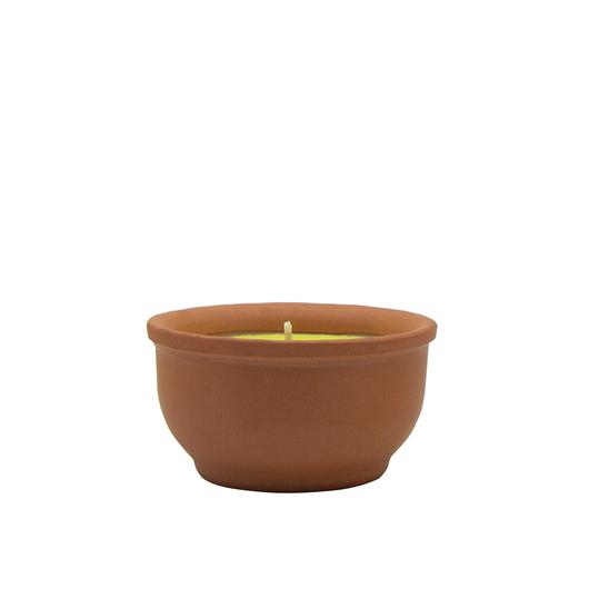 VELA CUENCO TERRACOTA CITRONELA 916514