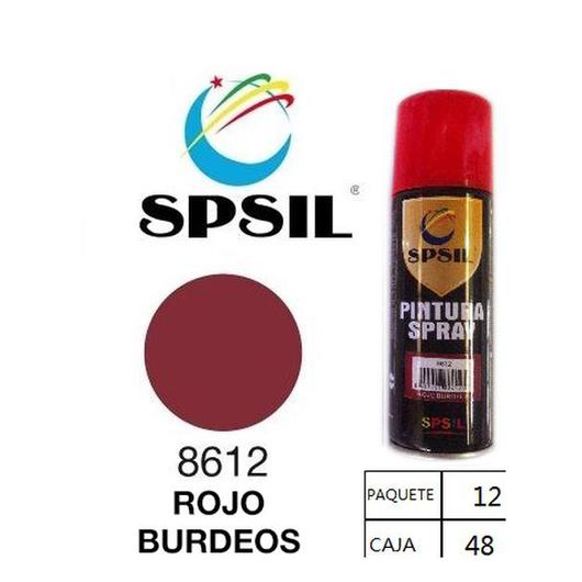 PINTURA SPRAY 200 ML SPSIL ROJO BURDEOS 8612