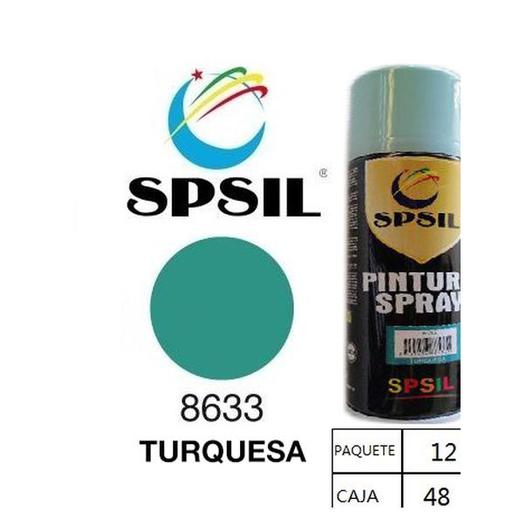 PINTURA SPRAY 200 ML SPSIL TURQUESA 8633