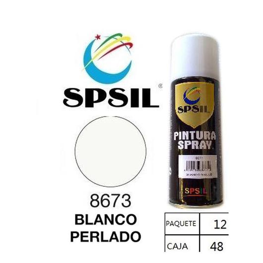 PINTURA SPRAY 200 ML SPSIL BLANCO PERLADO 8673