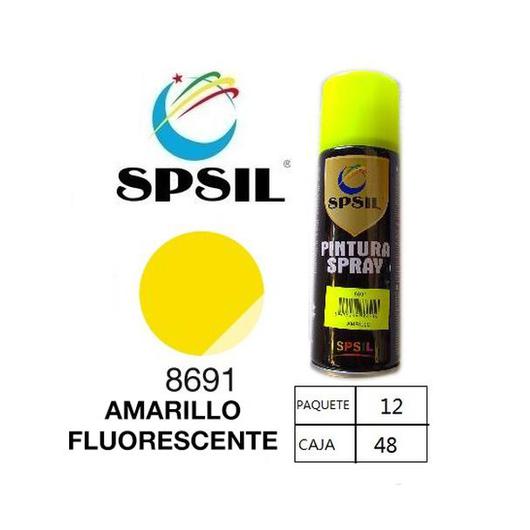 PINTURA SPRAY 200 ML SPSIL AMARILLO FLUORESCENTE 8691