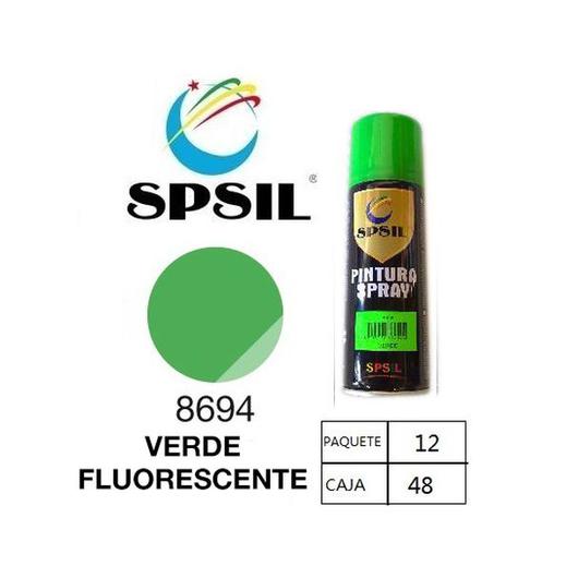 PINTURA SPRAY 200 ML SPSIL VERDE FLUORECENTE 8694