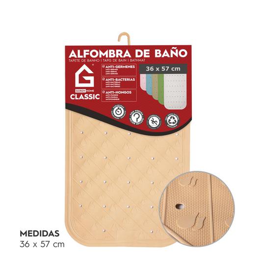 ALFOMBRA BAÑO 36X57CM GH BEIGE 010800022