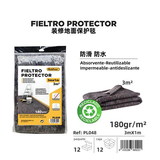 FIELTRO PROTECTOR SUELO 1mx3m PL048