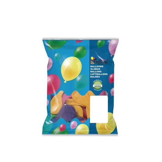 GLOBOS BOLSA 50 UDS. 22CM 50-9A