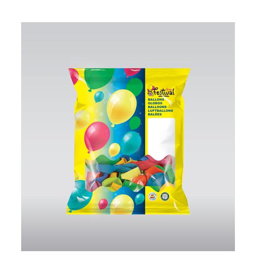 GLOBOS BOLSA 100 UDS. 22CM 1186-A