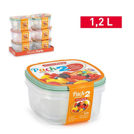 FIAMBRERA CUADRADO 1.2 LT L/2 COLOR  SURTIDO VRM 11960.1A