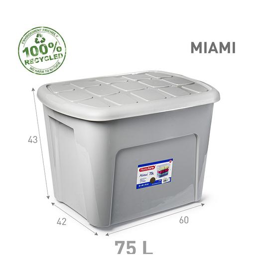 CAJA MIAMI 75L ECO GRIS CLARO 14671.36