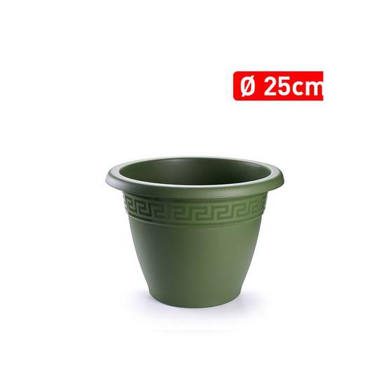 MACETA 25 CM VERDE JARD 11275.49