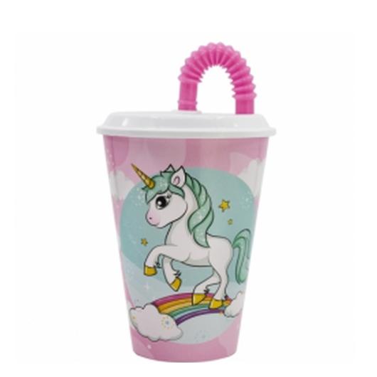 VASO CAÑA 430 ML UNICORN 08041