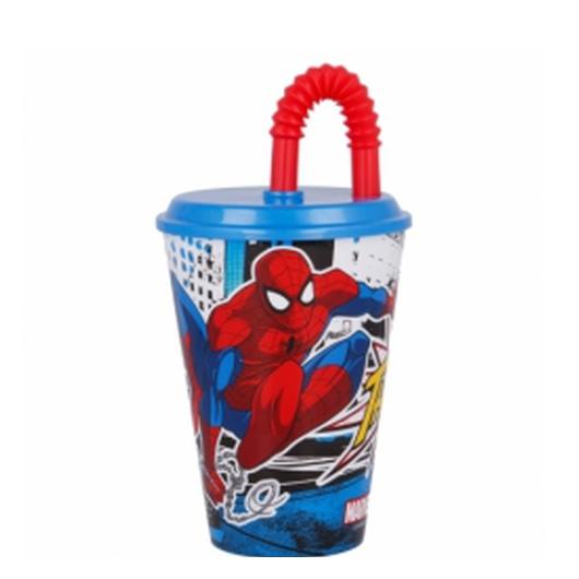 VASO CAÑA 430 ML SPIDERMAN 51330