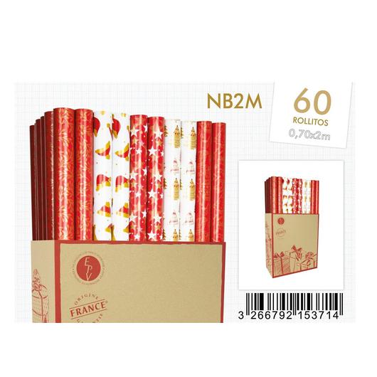PAPEL REGALO DECOR BASIC NAVIDAD 4004  NB2M