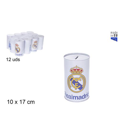 HUCHA METAL REAL MADRID 10X17 CM 115304