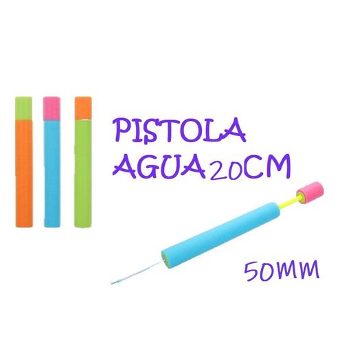 PISTOLA AGUA CORCHO 20CM/50MM SURTIDO COLORES