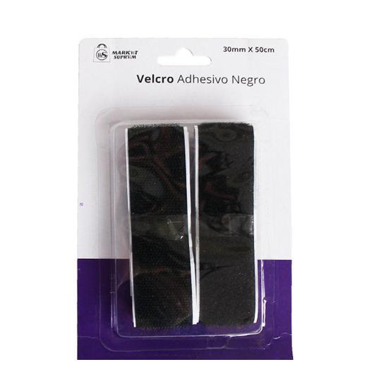 VELCRO NEGRO ADHESIVO 3X50 CM 25748